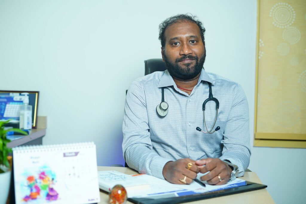 Leading healthcare specialist Dr. Harikrishna Annam at Adarsha Hospitals